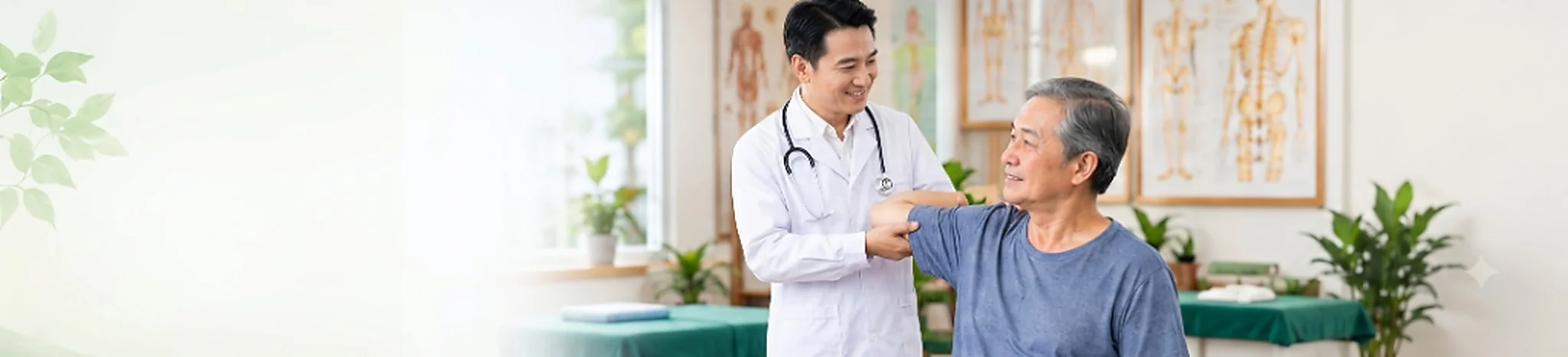 Bác sĩ thăm khám tại Phòng Khám Y Học Cổ Truyền 236